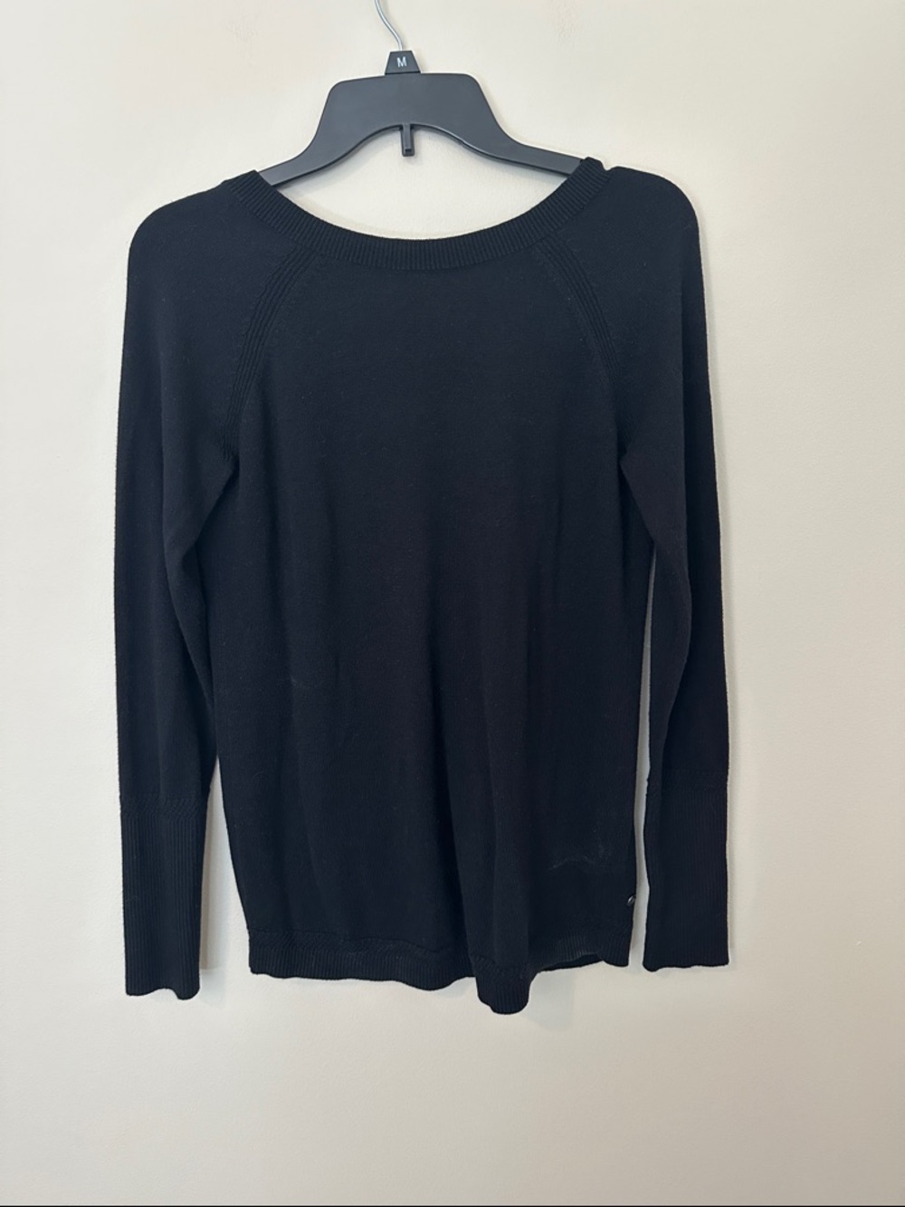 lululemon athletica Black V Back Lightweight Knit Sweater